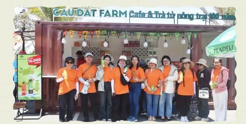 CONTAINER CAFE VÀ TRÀ CẦU ĐẤT FARM ĐÃ CÓ MẶT TẠI NOVAWORLD PHAN THIET