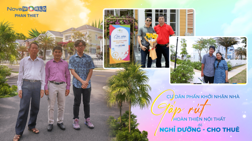 CƯ DÂN PHẤN KHỞI NHẬN NHÀ, GẤP RÚT HOÀN THIỆN NỘI THẤT ĐỂ NGHỈ DƯỠNG, CHO THUÊ