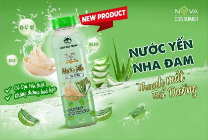NOVA CONSUMER GIỚI THIỆU SIÊU PHẨM MÙA HÈ “NƯỚC YẾN NHA ĐAM FRUITDELI”