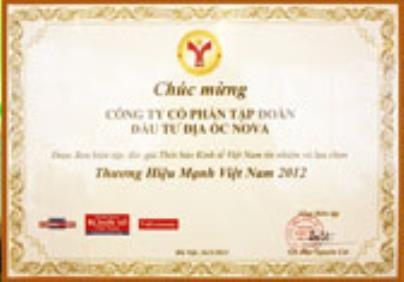 NOVALAND GROUP - WINNING THE STRONG BRANDS AWARDS