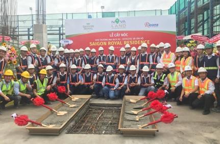 SAIGON ROYAL RESIDENCE WAS TOPPED OFF