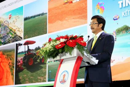 Mr. Bui Thanh Nhon - Chairman of the Board of Directors Novaland Group sharing about Binh Thuan's potential to develop tourism