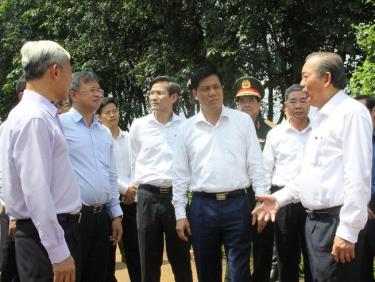 PHÓ THỦ TƯỚNG CHÍNH PHỦ THỊ SÁT DỰ ÁN SÂN BAY LONG THÀNH