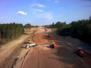 CẬN CẢNH THI CÔNG GÓI THẦU LỚN NHẤT CAO TỐC PHAN THIẾT - DẦU GIÂY